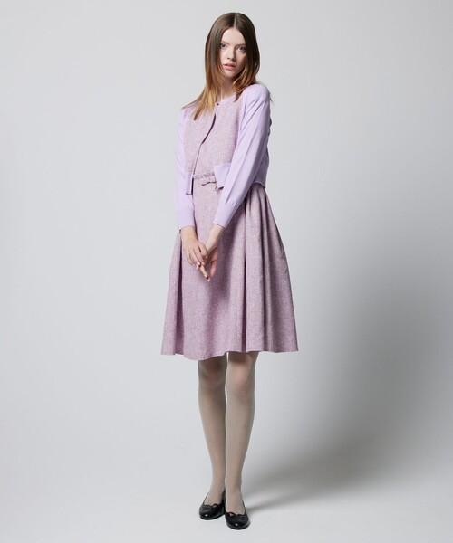 「TOCCA」 カーディガン X-SMALL ピンク レディース TOCCA カーディガン PINK BASKET KNIT レディース : ZOZOTOWN