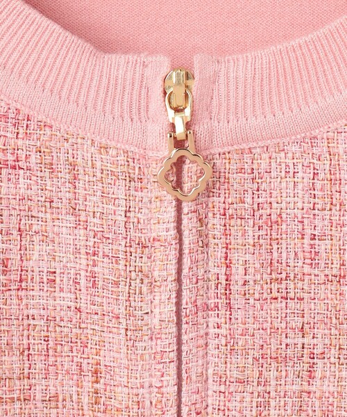 「TOCCA」 カーディガン X-SMALL ピンク レディース TOCCA カーディガン PINK BASKET KNIT レディース : ZOZOTOWN