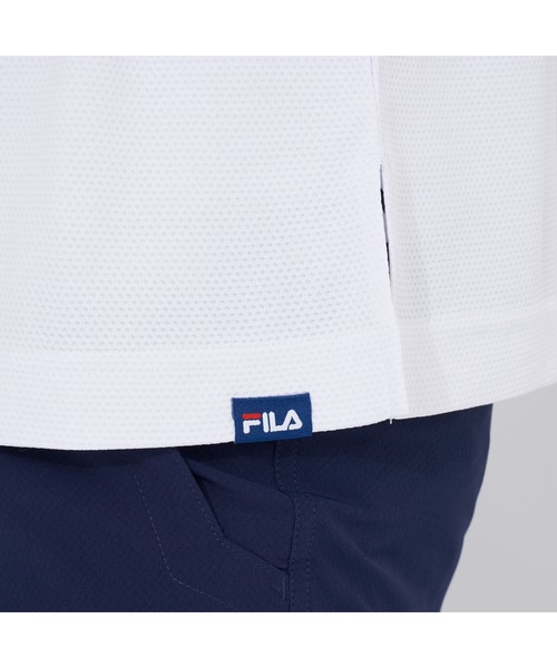 FILA GOLF ジャガードハーフジップ半袖シャツ　fg7 大きいサイズと大きい服のメンズ通販【ビッグエムワン】大きい
