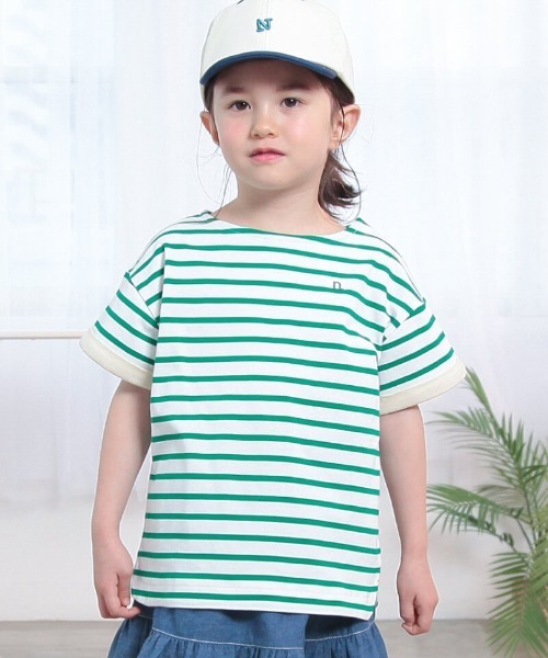 n.o.u.s tシャツ ボーダーTシャツ（半袖） キッズ 子供服 男の子