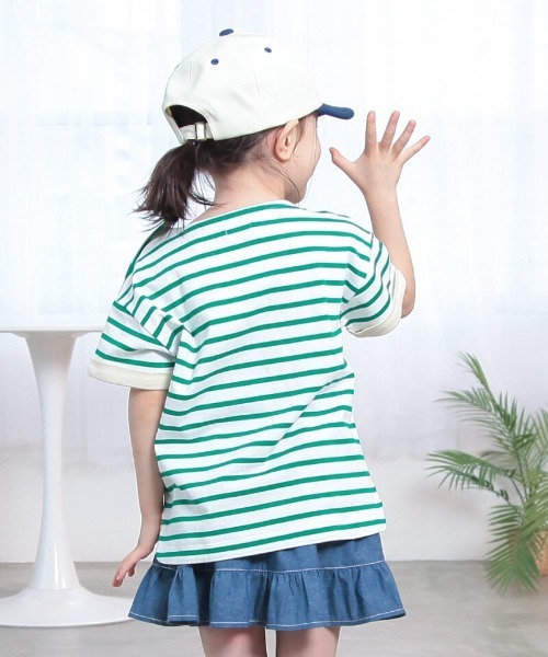 n.o.u.s tシャツ ボーダーTシャツ（半袖） キッズ 子供服 男の子