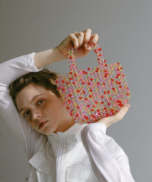 EFOLE トートバッグ Beads mini tote bag / ビーズ ミニ トート EFOLE トートバッグ Beads mini tote bag / ビーズ ミニ トート