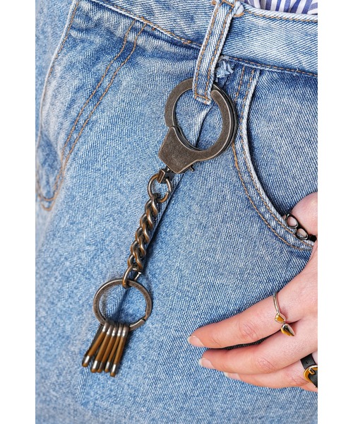 ankoROCK キーホルダー an meets zakka 手錠キーリング