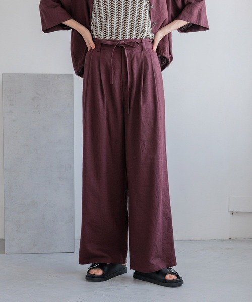 LOWRYS FARM（ローリーズファーム） ワイドパンツ スラックス パンツ