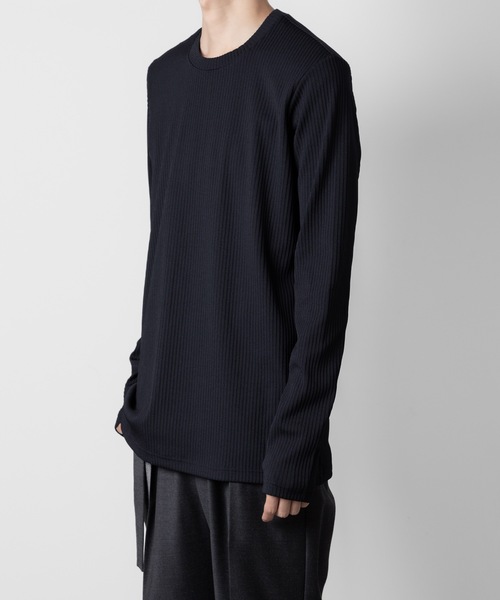 ATTACHMENT（アタッチメント） tシャツ PE ストレッチリブ スリム