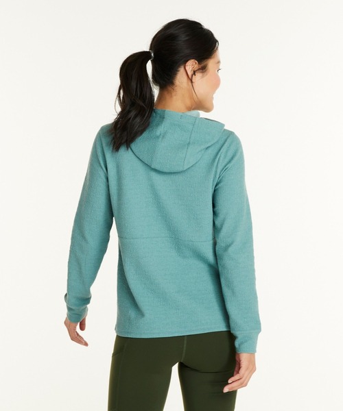 パーカー ダブル・レイヤー・テクスチャード・プルオーバー、フーディ 米国フィット・レギュラー レディース L.L.Bean パーカー ダブル・レイヤー・テクスチャード・プル