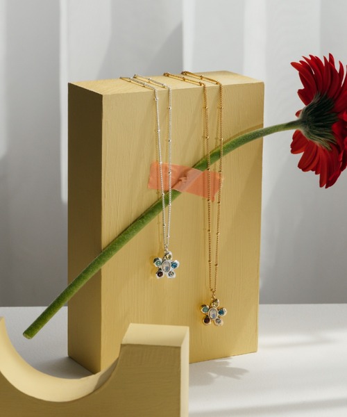 ANU ネックレス joy's flower necklace - ジョイズフラワー