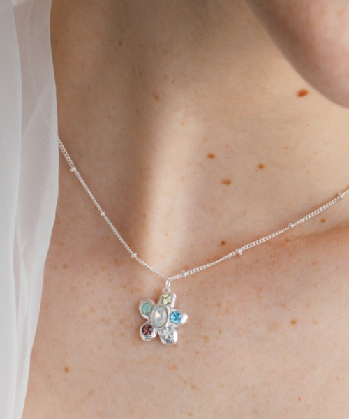 ANU ネックレス joy's flower necklace - ジョイズフラワー
