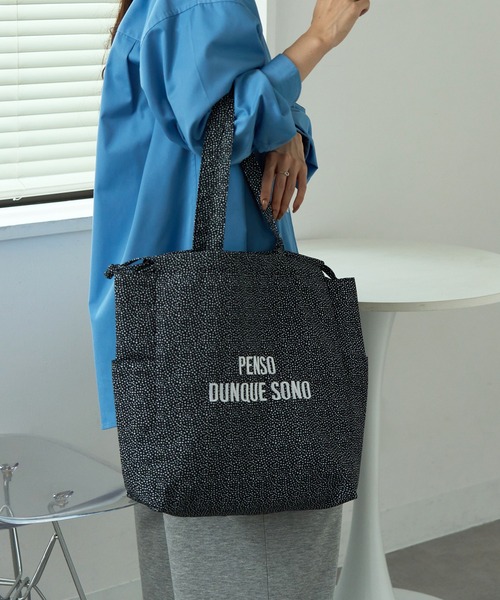 SETUP7（セットアップセブン） トートバッグ 「SETUP7」ラタプリント