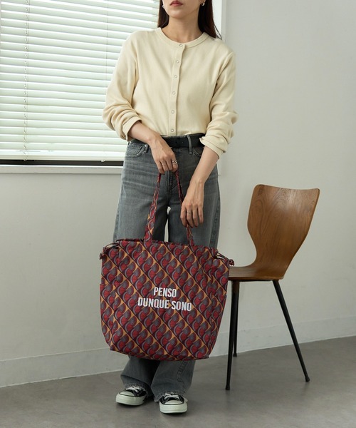 SETUP7（セットアップセブン） トートバッグ 「SETUP7」ラタプリント