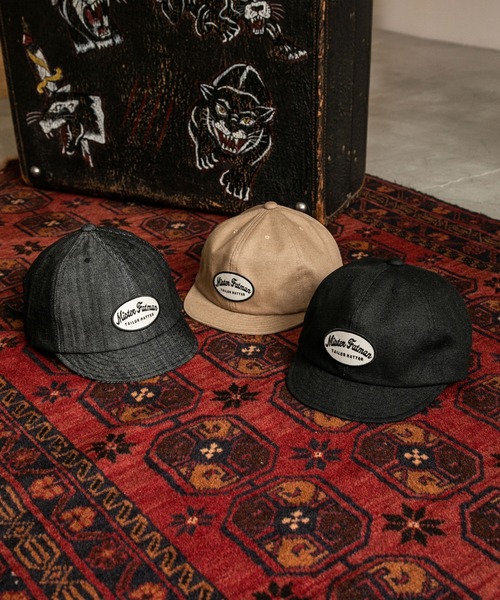 Mr.FATMAN ミスターファットマン【LEATHER SHORT BRIM CAP By