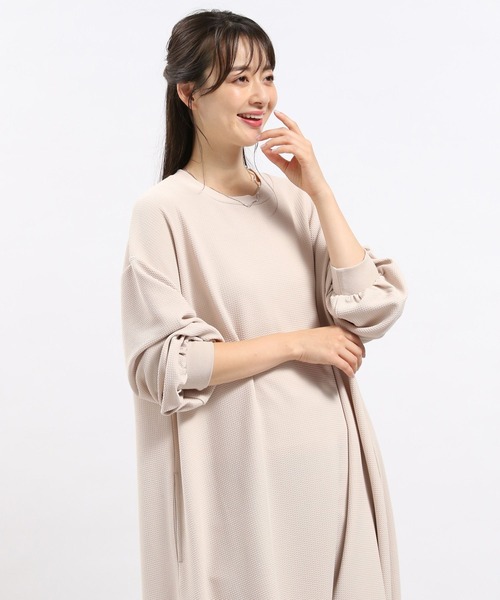 GLOBAL WORK Smile Seed Store ワンピース フクレジャガードワンピース 