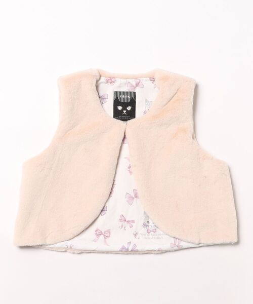 nino（ニノ） ベスト ファーベスト キッズ 子供服 女の子 : ZOZOTOWN