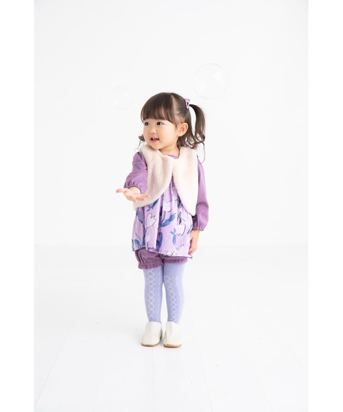 nino（ニノ） ベスト ファーベスト キッズ 子供服 女の子 : ZOZOTOWN 