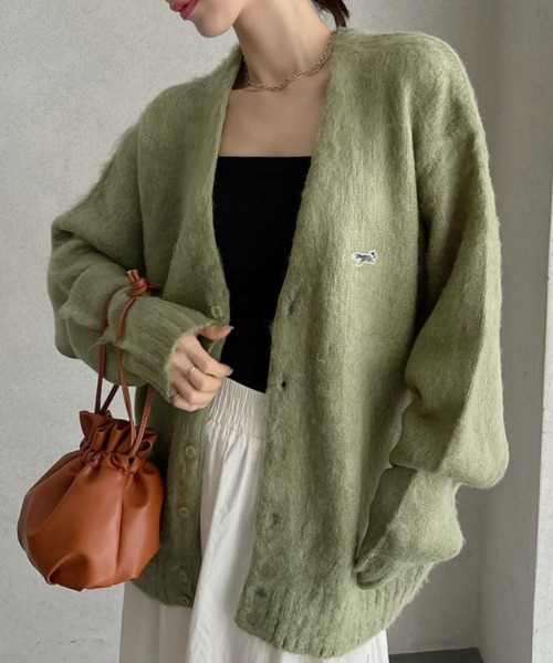 カーディガン 「 PENNEY'S / ぺニーズ 」 フォックス シャギー ニット カーディガン THE FOX SHAGGY KNIT CARDIG