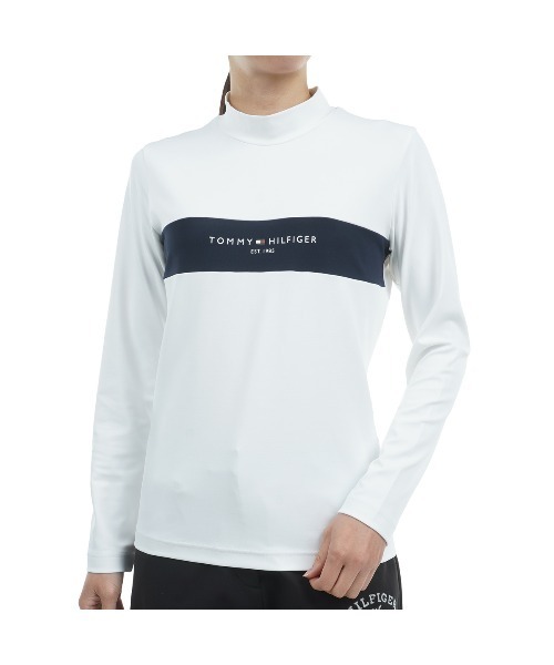 未着用品　トミーフィルフィガーゴルフ　 モックネック長袖シャツ レディス TOMMY HILFIGER GOLF tシャツ モックネック 長袖シャツ