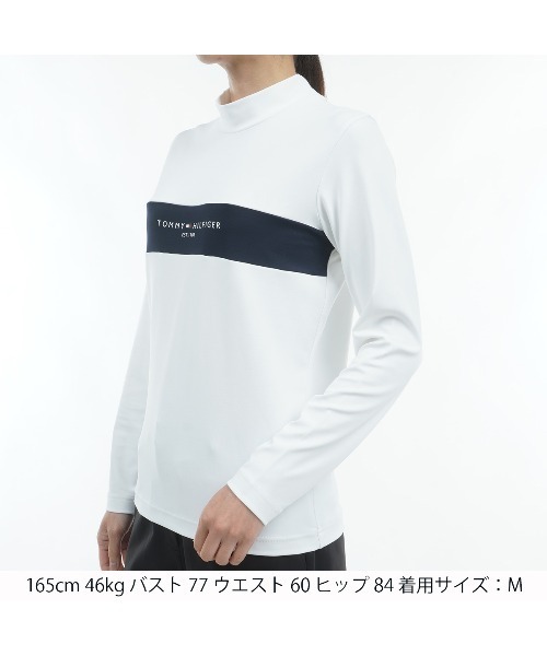 未着用品　トミーフィルフィガーゴルフ　 モックネック長袖シャツ レディス TOMMY HILFIGER GOLF tシャツ モックネック 長袖シャツ