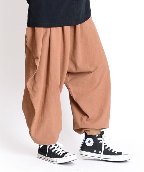 marai（マーライ） パンツ 無地 変形バルーンサルエルパンツ