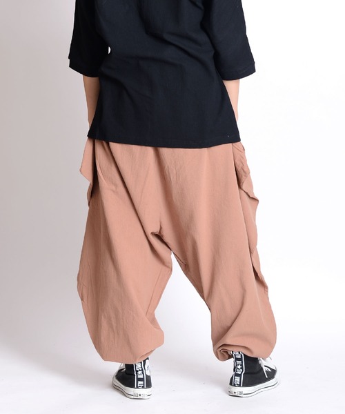 marai（マーライ） パンツ 無地 変形バルーンサルエルパンツ