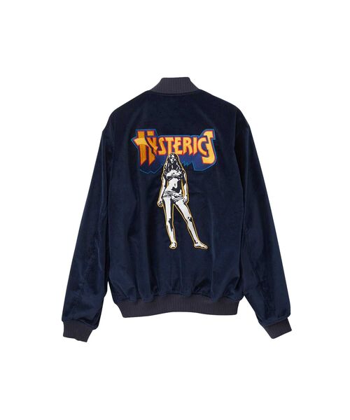 ヒステリックグラマー BAD ASS MAMA刺繍 別珍　スカジャン　ブルゾン HYSTERIC GLAMOUR（ヒステリックグラマー） ブルゾン アウター BAD ASS