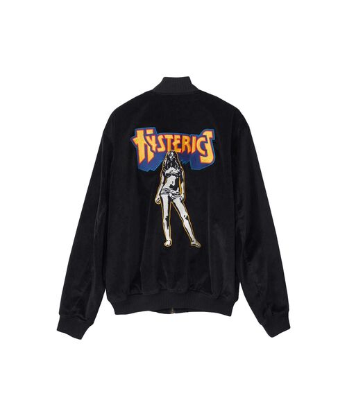 ヒステリックグラマー BAD ASS MAMA刺繍 別珍　スカジャン　ブルゾン HYSTERIC GLAMOUR（ヒステリックグラマー） ブルゾン アウター BAD ASS