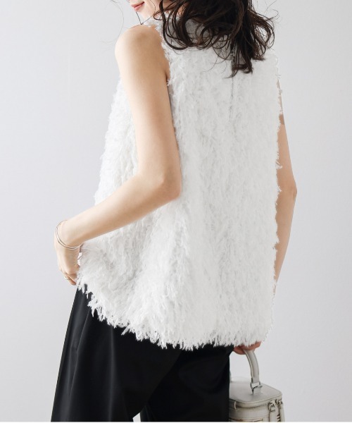 「AMELY」 「La-gemme」ノースリーブブラウス フリー ピンク レディース AMELY」 「La-gemme」ノースリーブトップス フリー ピンク