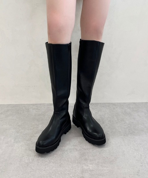 ORiental TRaffic（オリエンタルトラフィック） ブーツ ＼ 厚底 細見え