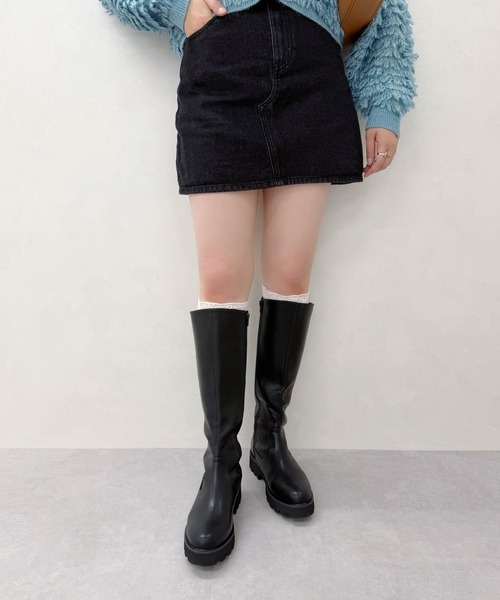 ORiental TRaffic（オリエンタルトラフィック） ブーツ ＼ 厚底 細見え