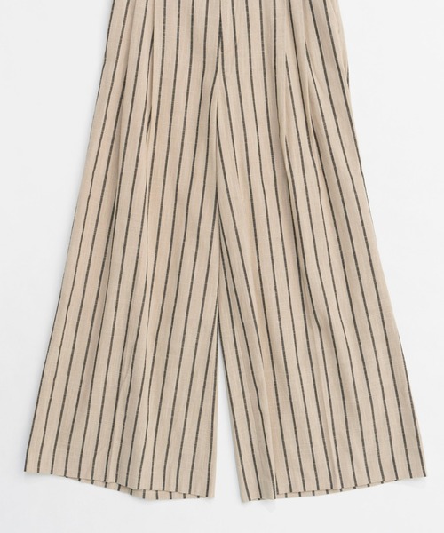 MAISON SPECIAL（メゾンスペシャル） スラックス パンツ Stripe Tack