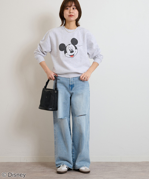 ★新品★SHENERY GOOD ROCK SPEED Mickeyスウェット GOOD ROCK SPEED/グッドロックスピード】MICKEY 裏毛スウェット