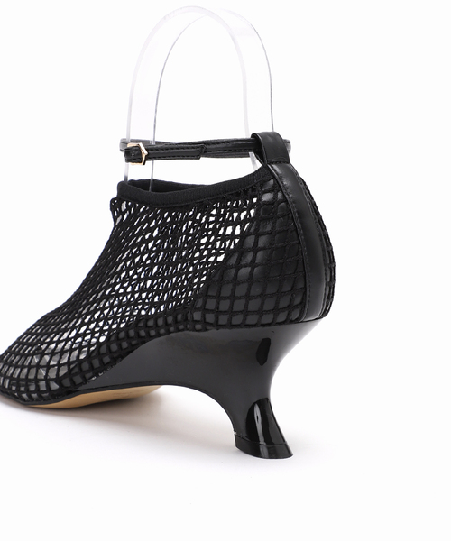 LE TALON パンプス GRISE6cmラウンドネットブーティ : ZOZOTOWN