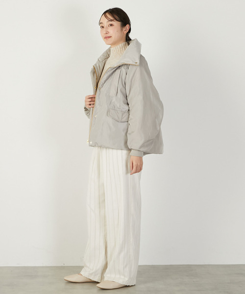 MELROSE claire（メルローズクレール） コート アウター ビックカラー