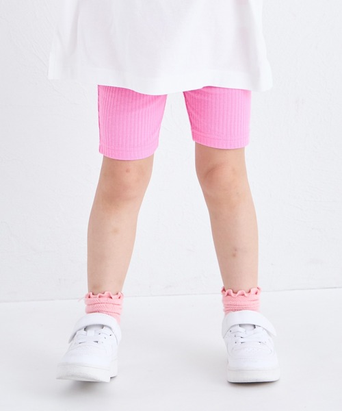 レディース NON TOKYO PRINT RIB SHORTS サイクルパンツ レギンス