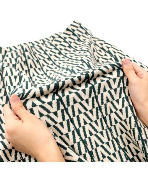 スカート 幾何学柄ニットフレアスカート : ZOZOTOWN Yahoo!店 - 通販