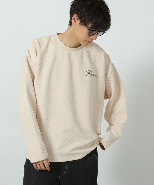 tシャツ フクレジャガードアソート刺繍プルオーバー / 319406 メンズ | LAKOLE | 01