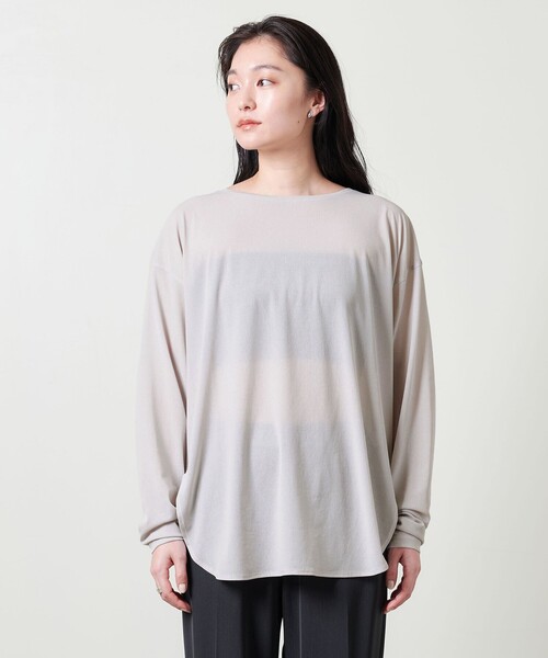 tシャツ スーパーウール クルーネックシアープルオーバー レディース スーパーウール クルーネックシアープルオーバー（Tシャツ
