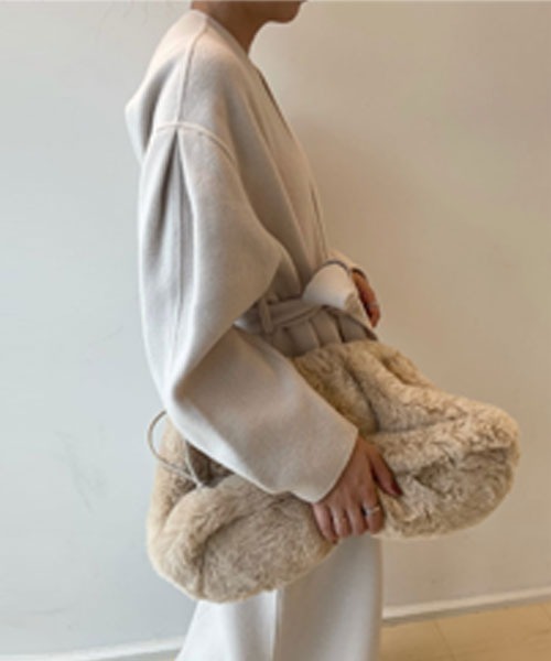 「Mila Owen」 ノーカラーコート 0 ベージュ レディース_画像5