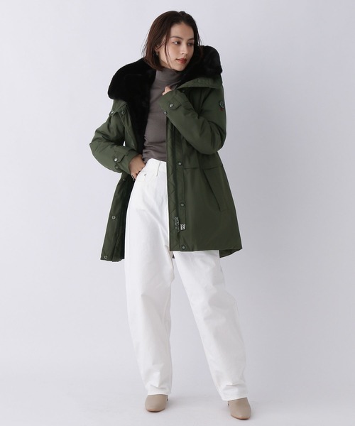 「CAPEHORN」 コート 42 アイボリー レディース_画像4