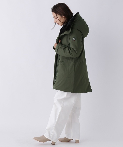 「CAPEHORN」 コート 42 アイボリー レディース_画像5