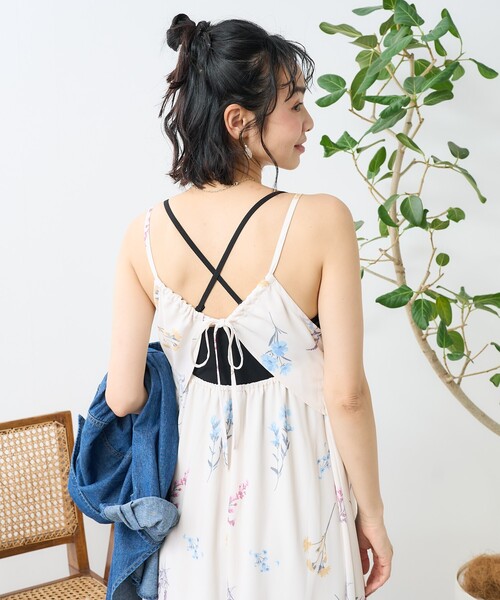 FREAK'S STORE（フリークスストア） ワンピース 大判花柄キャミ