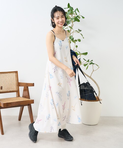 FREAK'S STORE（フリークスストア） ワンピース 大判花柄キャミ