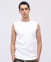 tシャツ 「DAILY/デイリー」RIB NOSLEEVE T-SHIRT / デイリーウェア リブ ノースリーブ Tシャツ / AVIREX / ア｜ZOZOTOWN Yahoo!店
