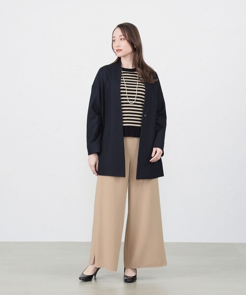 【値下げ中！】美品⭐︎AMACA ウールコート グレー サイズ38 ウールツイード(コート)｜AMACA(アマカ)のファッション通販 - SANYO