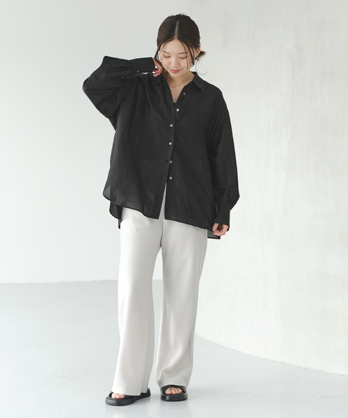 「IENA」 長袖シャツ 38 ベージュ レディース IENA 「IENA」 長袖シャツ 38 ベージュ レディース : ZOZOTOWN