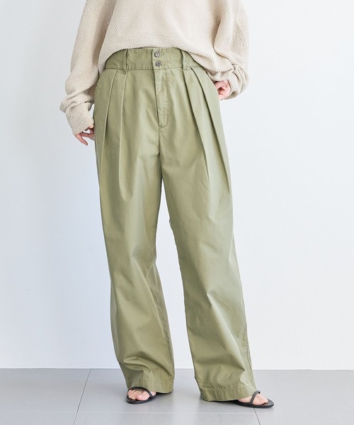 ミリタリーチノパンツ（放出品） 古着 40s 米軍 US ARMY M-45 「45カーキ」 ボタンフライ