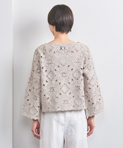 ニット セーター エンブロイダリークロシェプルオーバー レディース JOURNAL STANDARD relume ニット セーター 「追加」エンブロイ