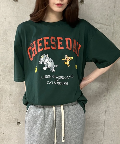GLAMOROUS JANE tシャツ TOM＆JERRYプリントTシャツ レディース