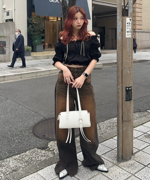 SLY（スライ） ジーンズ デニム デニムパンツ LAYERED STRAIGHT PT