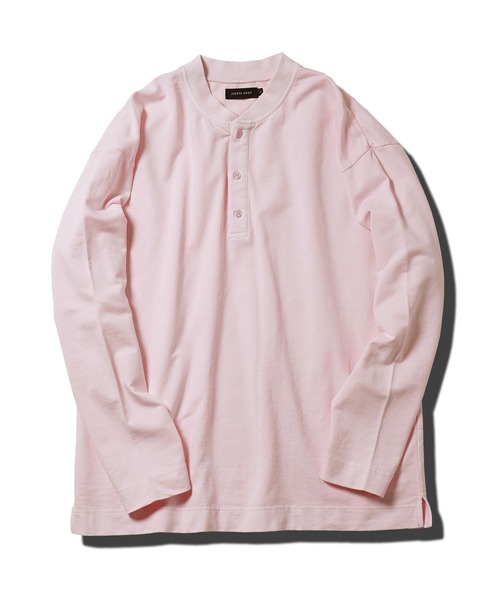 (古着)90s ヘンリーネックロンT  カットソー　cityboy 古着 ～90年代 エルエルビーン L.L.Bean ヘンリーネック ロングT