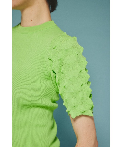 HeRIN.CYE ソーンスリーブニット　ブラック　完売カラー HeRIN.CYE ニット セーター Thorn sleeve knit tops ソーン